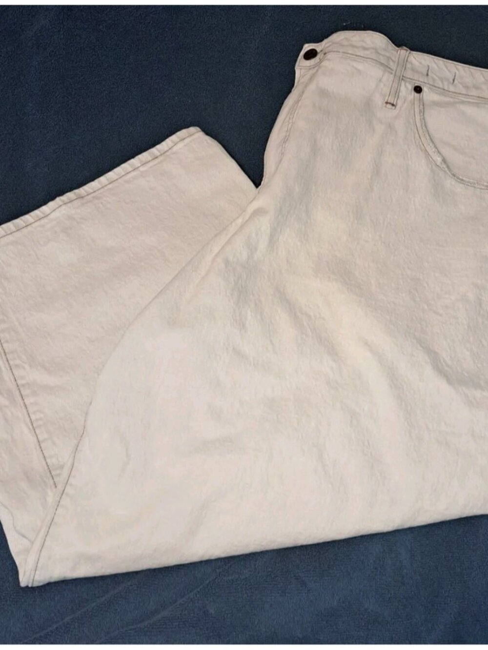 Madewell Womens 28W Tan Jeans The Perfect Vintage Wide New $128.00 MSRP 56x26